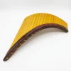 professional pan flute NAI of 22 tubes tunable of bamboo and hardwood base — concert quality handcrafted