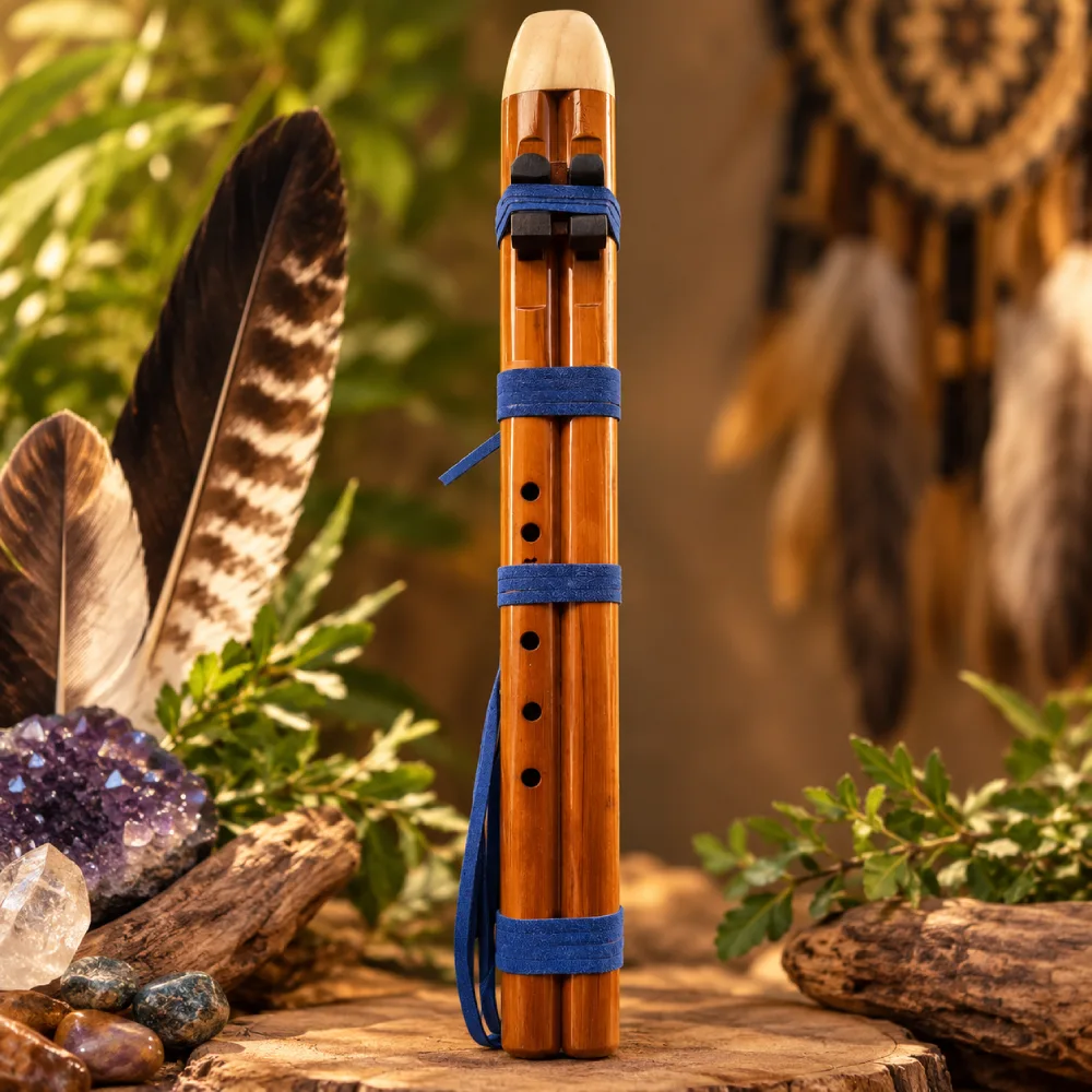 Native american flute- instrument scale A